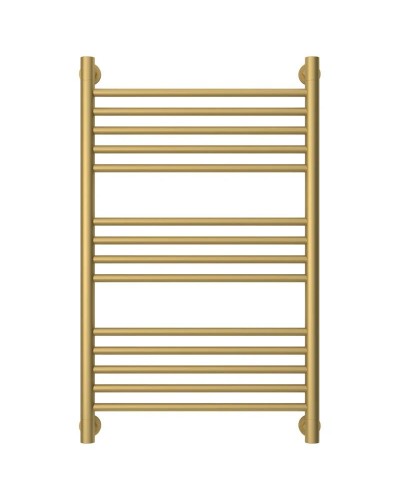 Полотенцесушитель водяной 800х500 перемычка выгнутая золотой матовый Сунержа Богема+ 032-0221-8050