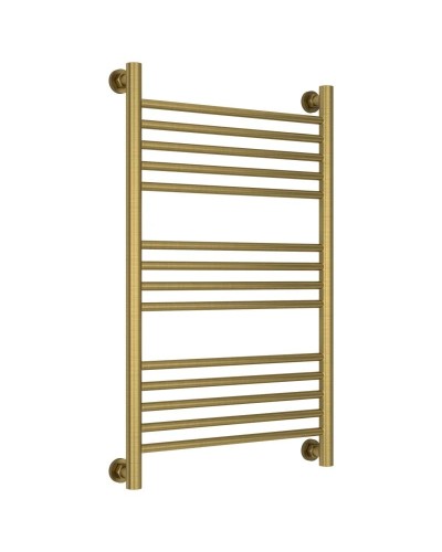 Полотенцесушитель водяной 800х500 перемычка выгнутая состаренная латунь Сунержа Богема+ 051-0221-8050