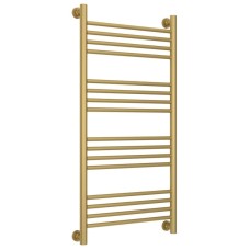 Полотенцесушитель водяной 1000х500 перемычка выгнутая золотой матовый Сунержа Богема+ 032-0221-1050