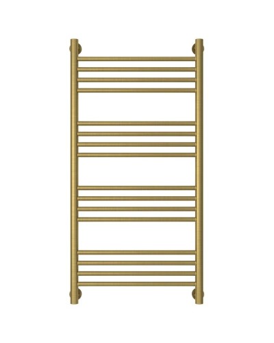 Полотенцесушитель водяной 1000х500 перемычка выгнутая состаренная латунь Сунержа Богема+ 051-0221-1050