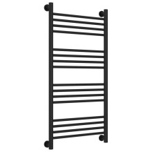 Полотенцесушитель водяной 1000х500 перемычка выгнутая черный матовый  Сунержа Богема+ 31-0221-1050