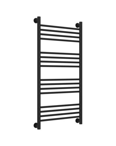 Полотенцесушитель водяной 1000х500 перемычка выгнутая черный матовый  Сунержа Богема+ 31-0221-1050