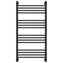 Полотенцесушитель водяной 1000х500 перемычка выгнутая черный матовый  Сунержа Богема+ 31-0221-1050