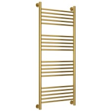 Полотенцесушитель водяной 1200х500 перемычка выгнутая золотой Сунержа Богема+ 03-0221-1250