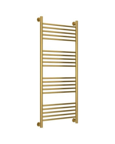 Полотенцесушитель водяной 1200х500 перемычка выгнутая золотой Сунержа Богема+ 03-0221-1250