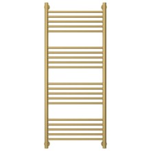 Полотенцесушитель водяной 1200х500 перемычка выгнутая золотой матовый Сунержа Богема+ 032-0221-1250