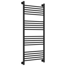 Полотенцесушитель водяной 1200х500 перемычка выгнутая черный матовый Сунержа Богема+ 31-0221-1250