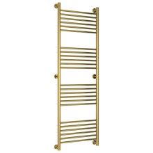 Полотенцесушитель водяной 1500х500 перемычка выгнутая золотой Сунержа Богема+ 03-0221-1550