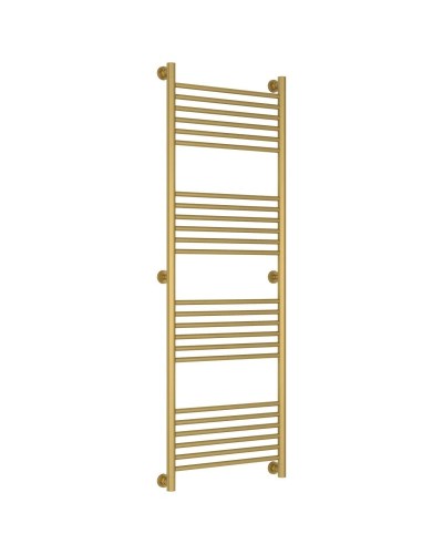 Полотенцесушитель водяной 1500х500 перемычка выгнутая золотой матовый Сунержа Богема+ 032-0221-1550