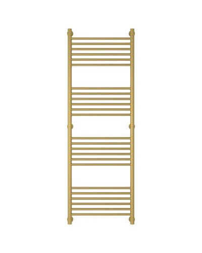 Полотенцесушитель водяной 1500х500 перемычка выгнутая золотой матовый Сунержа Богема+ 032-0221-1550