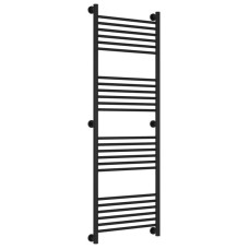 Полотенцесушитель водяной 1500х500 перемычка выгнутая черный матовый Сунержа Богема+ 31-0221-1550