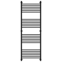 Полотенцесушитель водяной 1500х500 перемычка выгнутая черный матовый Сунержа Богема+ 31-0221-1550
