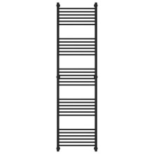 Полотенцесушитель водяной 1900х500 перемычка выгнутая черный матовый Сунержа Богема+ 31-0221-1950