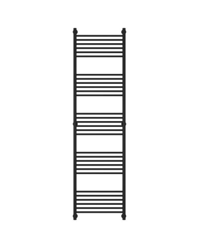 Полотенцесушитель водяной 1900х500 перемычка выгнутая черный матовый Сунержа Богема+ 31-0221-1950