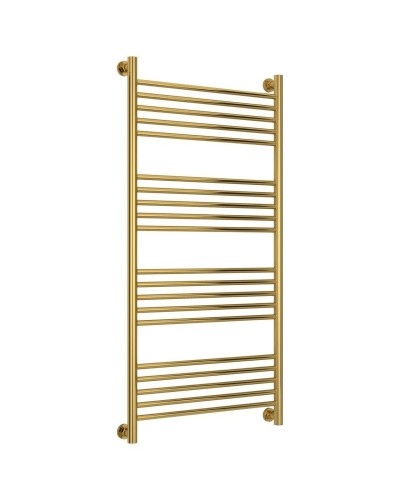 Полотенцесушитель водяной 1200х600 перемычка выгнутая золотой Сунержа Богема+ 03-0221-1260