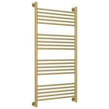 Полотенцесушитель водяной 1200х600 перемычка выгнутая золотой матовый Сунержа Богема+ 032-0221-1260