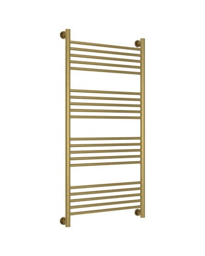 Полотенцесушитель водяной 1200х600 перемычка выгнутая состаренная латунь Сунержа Богема+ 051-0221-1260