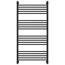 Полотенцесушитель водяной 1200х600 перемычка выгнутая черный матовый Сунержа Богема+ 31-0221-1260