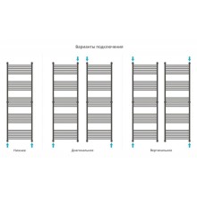 Полотенцесушитель водяной 1900х600 перемычка выгнутая состаренная латунь Сунержа Богема+ 051-0221-1960