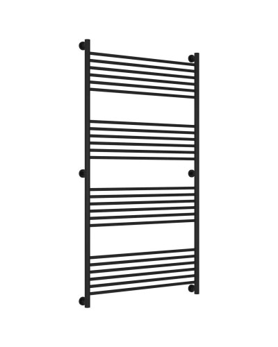 Полотенцесушитель водяной 1500х800 черный матовый Сунержа Богема+ 31-0220-1580