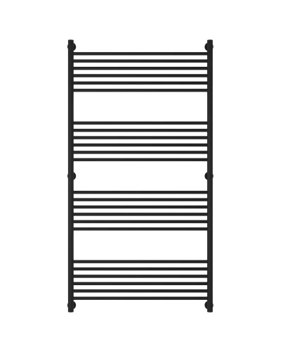 Полотенцесушитель водяной 1500х800 черный матовый Сунержа Богема+ 31-0220-1580