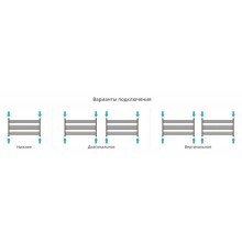 Полотенцесушитель водяной 600х900 темный титан муар Сунержа Богема L 15-0202-6090