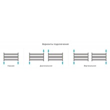 Полотенцесушитель водяной 600х1100 темный титан муар Сунержа Богема L 15-0202-6011