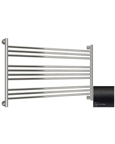 Полотенцесушитель водяной 600х1100 темный титан муар Сунержа Богема L 15-0202-6011