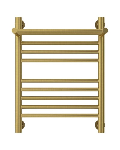 Полотенцесушитель водяной 500х400 состаренная латунь Сунержа Богема с полкой+ 051-0223-5040