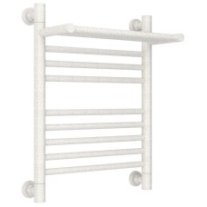 Полотенцесушитель водяной 500х400 античное белое золото Сунержа Богема с полкой+ 10-0223-5040