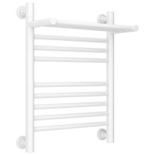 Полотенцесушитель водяной 500х400 белый глянец Сунержа Богема с полкой+ 12-0223-5040