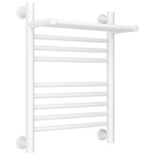 Полотенцесушитель водяной 500х400 белый глянец Сунержа Богема с полкой+ 12-0223-5040
