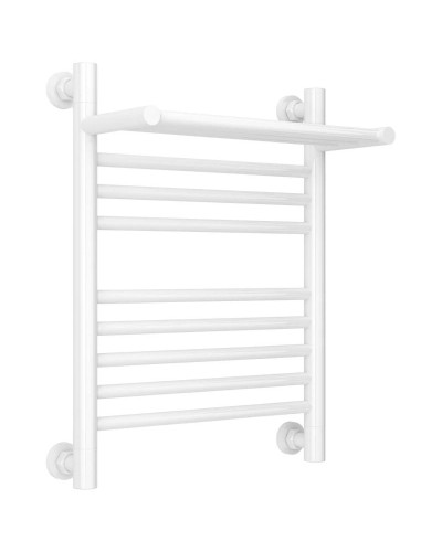 Полотенцесушитель водяной 500х400 белый глянец Сунержа Богема с полкой+ 12-0223-5040
