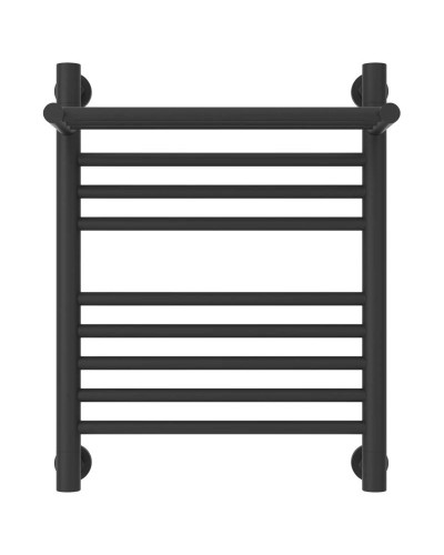 Полотенцесушитель водяной 500х400 темный титан муар Сунержа Богема с полкой+ 15-0223-5040