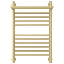 Полотенцесушитель водяной 600х400 шампань матовая Сунержа Богема с полкой+ 022-0223-6040