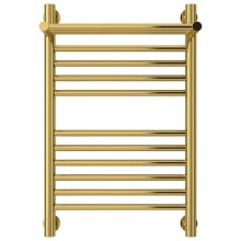 Полотенцесушитель водяной 600х400 золотой Сунержа Богема с полкой+ 03-0223-6040
