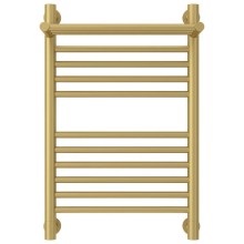 Полотенцесушитель водяной 600х400 золотой матовый Сунержа Богема с полкой+ 032-0223-6040