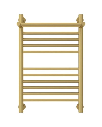 Полотенцесушитель водяной 600х400 золотой матовый Сунержа Богема с полкой+ 032-0223-6040