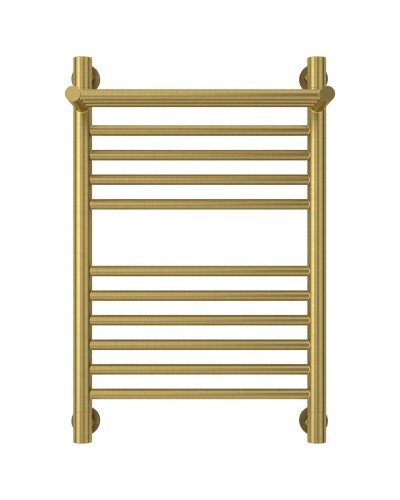 Полотенцесушитель водяной 600х400 состаренная латунь Сунержа Богема с полкой+ 051-0223-6040