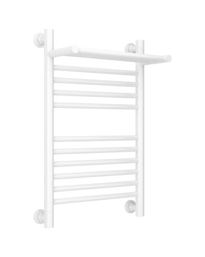 Полотенцесушитель водяной 600х400 белый глянец Сунержа Богема с полкой+ 12-0223-6040