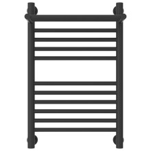 Полотенцесушитель водяной 600х400 темный титан муар Сунержа Богема с полкой+ 15-0223-6040