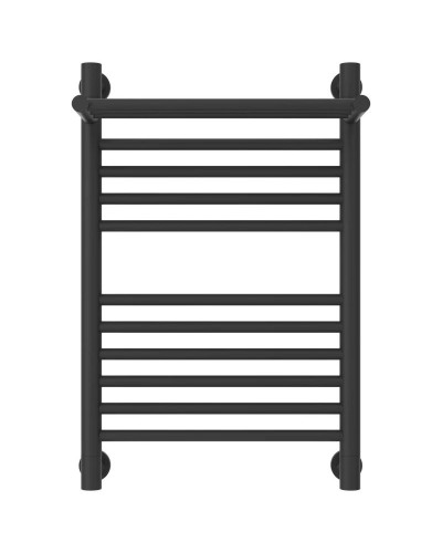 Полотенцесушитель водяной 600х400 темный титан муар Сунержа Богема с полкой+ 15-0223-6040