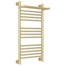 Полотенцесушитель водяной 800х400 шампань матовая Сунержа Богема с полкой+ 022-0223-8040