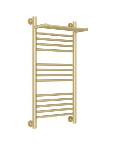 Полотенцесушитель водяной 800х400 шампань матовая Сунержа Богема с полкой+ 022-0223-8040