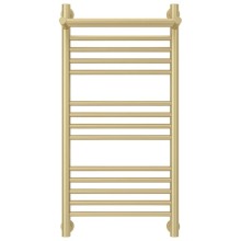 Полотенцесушитель водяной 800х400 шампань матовая Сунержа Богема с полкой+ 022-0223-8040