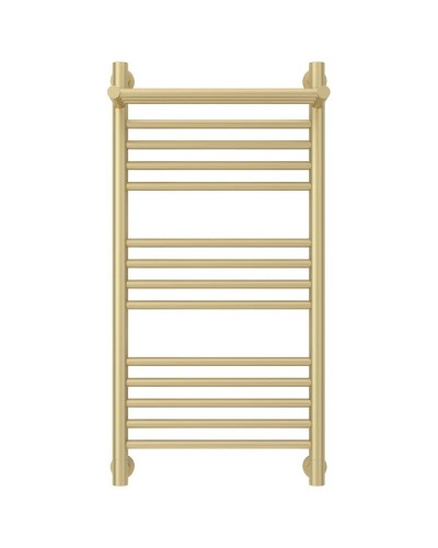 Полотенцесушитель водяной 800х400 шампань матовая Сунержа Богема с полкой+ 022-0223-8040