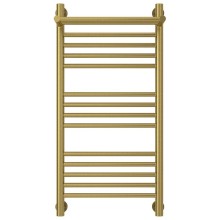 Полотенцесушитель водяной 800х400 состаренная латунь Сунержа Богема с полкой+ 051-0223-8040