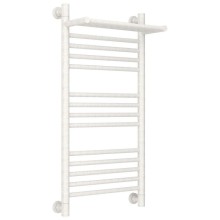 Полотенцесушитель водяной 800х400 античное белое золото Сунержа Богема с полкой+ 10-0223-8040