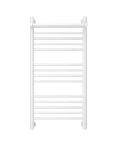 Полотенцесушитель водяной 800х400 белый глянец Сунержа Богема с полкой+ 12-0223-8040