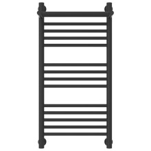 Полотенцесушитель водяной 800х400 темный титан муар Сунержа Богема с полкой+ 15-0223-8040